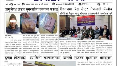 Photo of आजको प्रकाशित शुभम सन्देश राष्ट्रिय दैनिक