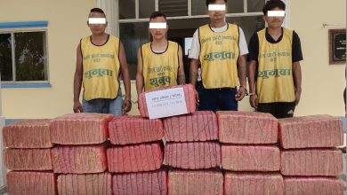Photo of बारामा भारी मात्रामा  गाँजासहित ४ जना पक्राउ